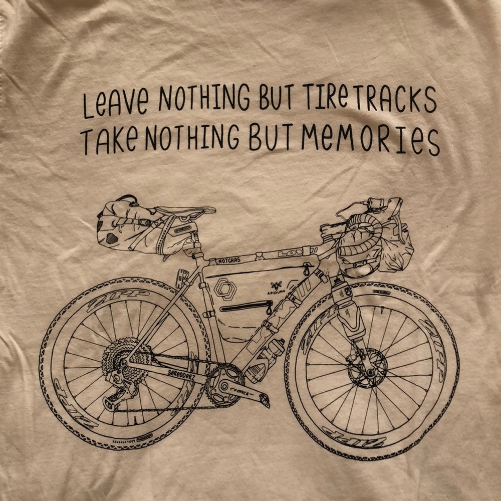 Mountain bike organic tee